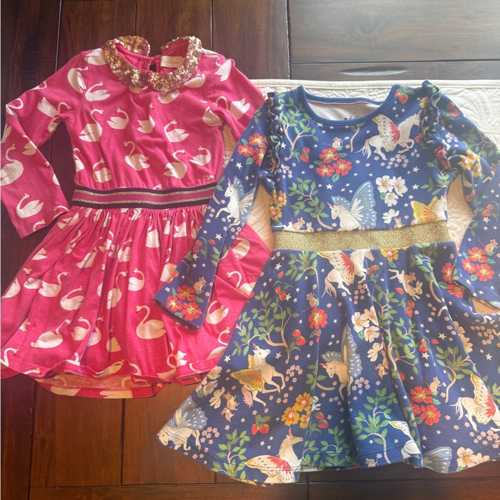 SOLD Mini Boden Twirl Dress Bundle 4-5 and 5-6 Sizes